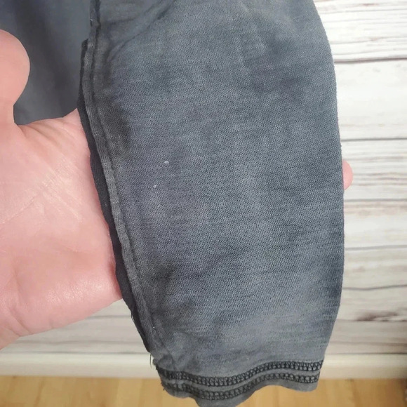 Affliction Live Fast Mens Large Gray Long Sleeve Shirt Top - Picture 7 of 8